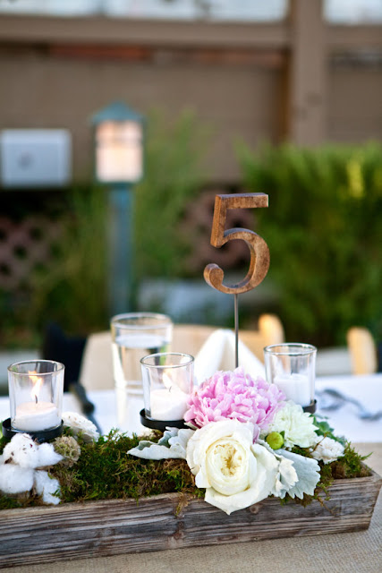 These handcrafted wooden table numbers are the perfect detail for your 