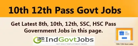 10th 12th Pass Jobs