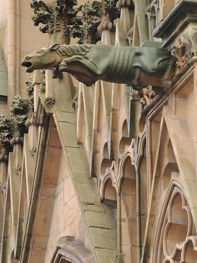 Metz: de kathedraal aan de buitenkant