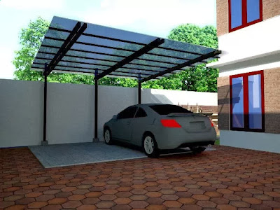 Penggunaan Rangka Atap Baja Ringan untuk Desain Carport