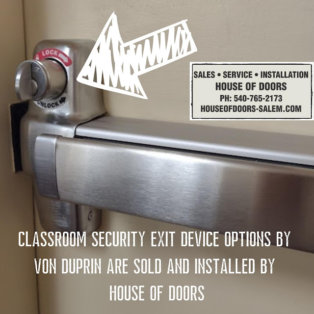 classroom security exit device