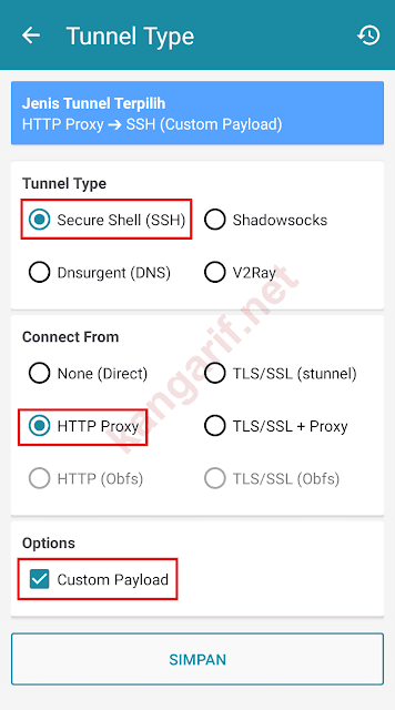 atur tunnel type