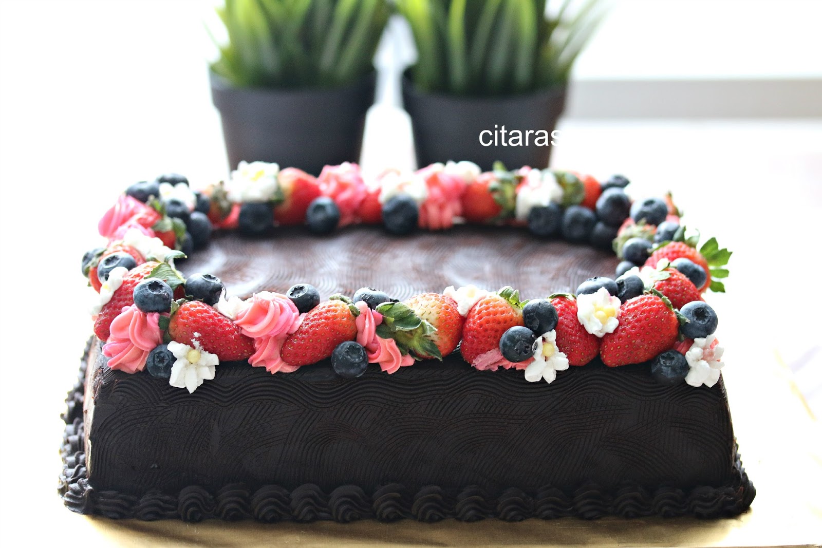 Kek Coklat Lembab / Chocolate Moist Cake - Cik Dah ~ Blog 
