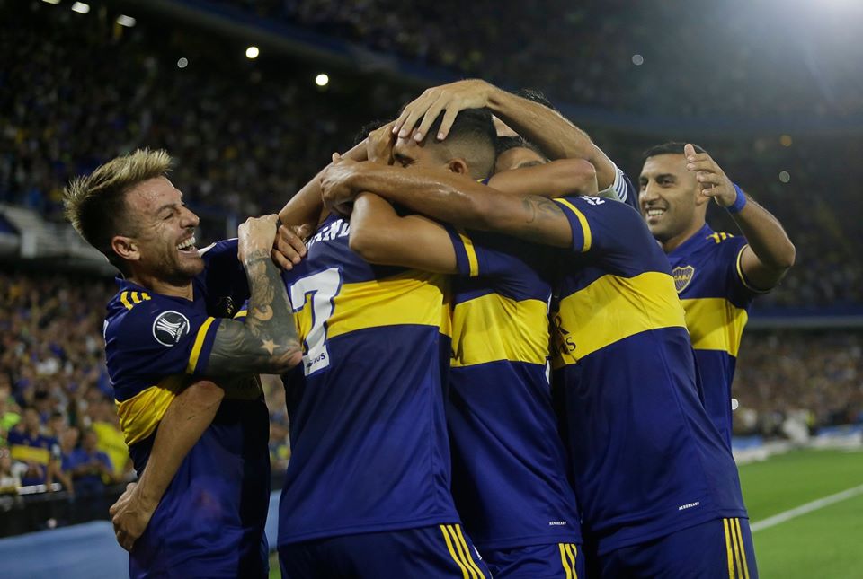 Boca goleó a Independiente Medellín y logró su primer triunfo en la Copa Libertadores