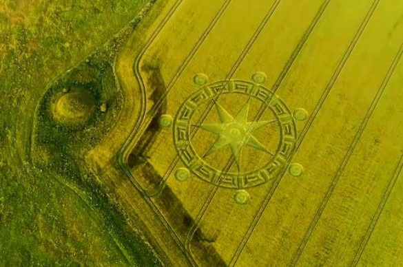 Símbolo do Círculo de Colheita dos Sete Anjos do Apocalipse na Terra 02