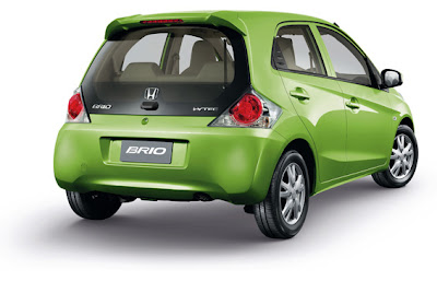 Honda BRIO V (2011 Thai Spec) Rear Side