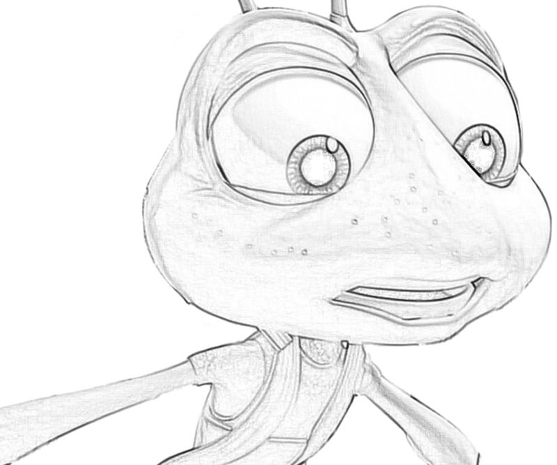 a-bug's-life-flik-face-coloring-pages