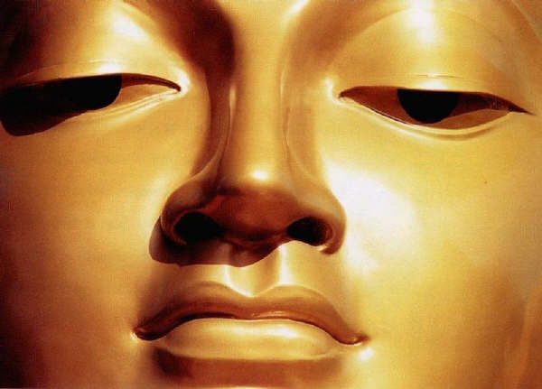 Buddha's face picture