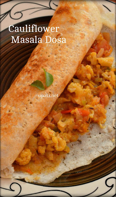 Cauliflower Masala dosa