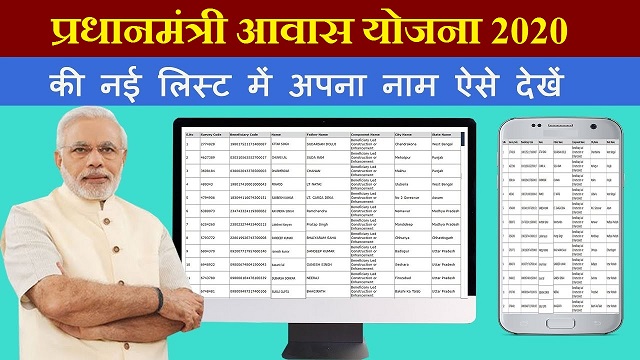 PMAY List 2020 - Pradhan Mantri Awas Yojana List 2020