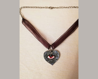 göz kolye,kalp kolye,heart necklace,eye necklace,fairycore jewelry