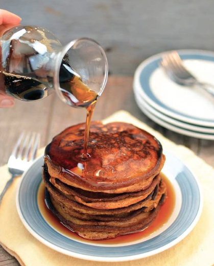 Pumpkin Cardamom Pancakes