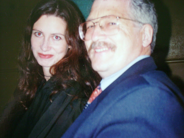 Me and My Dad at my Bible College Graduation in 1996