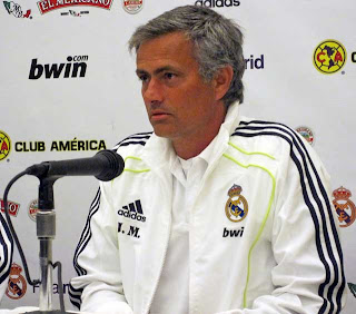 José Mourinho entrenador del Real Madrid