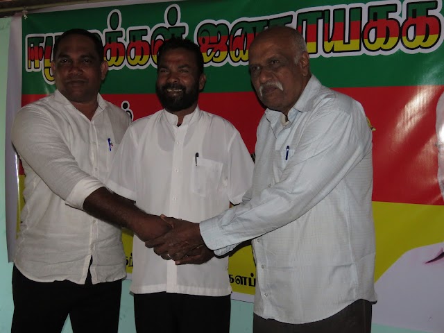 இராஜாங்க அமைச்சர் எஸ். வியாழேந்திரனின் சகோதரர் ஜேவி.பி கட்சியின் மட்டக்களப்பு மாவட்ட அமைப்பாளர் ஆதரவாளர்களுடன் ஈ.பி.டிபி. கட்சியில் இணைவு .
