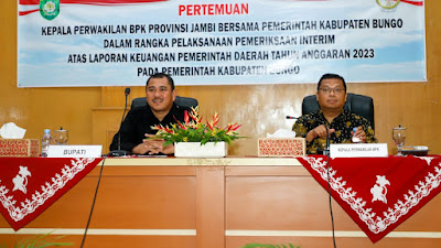 Kepala perwakilan BPK Provinsi Jambi kunjungi Kabupaten Bungo 