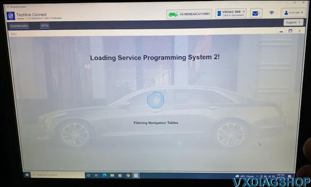Program Chevy Volt 2012 HPCM2 by VXDIAG & Techline Connect 7