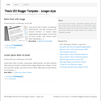 Thesis SEO Blogger Template