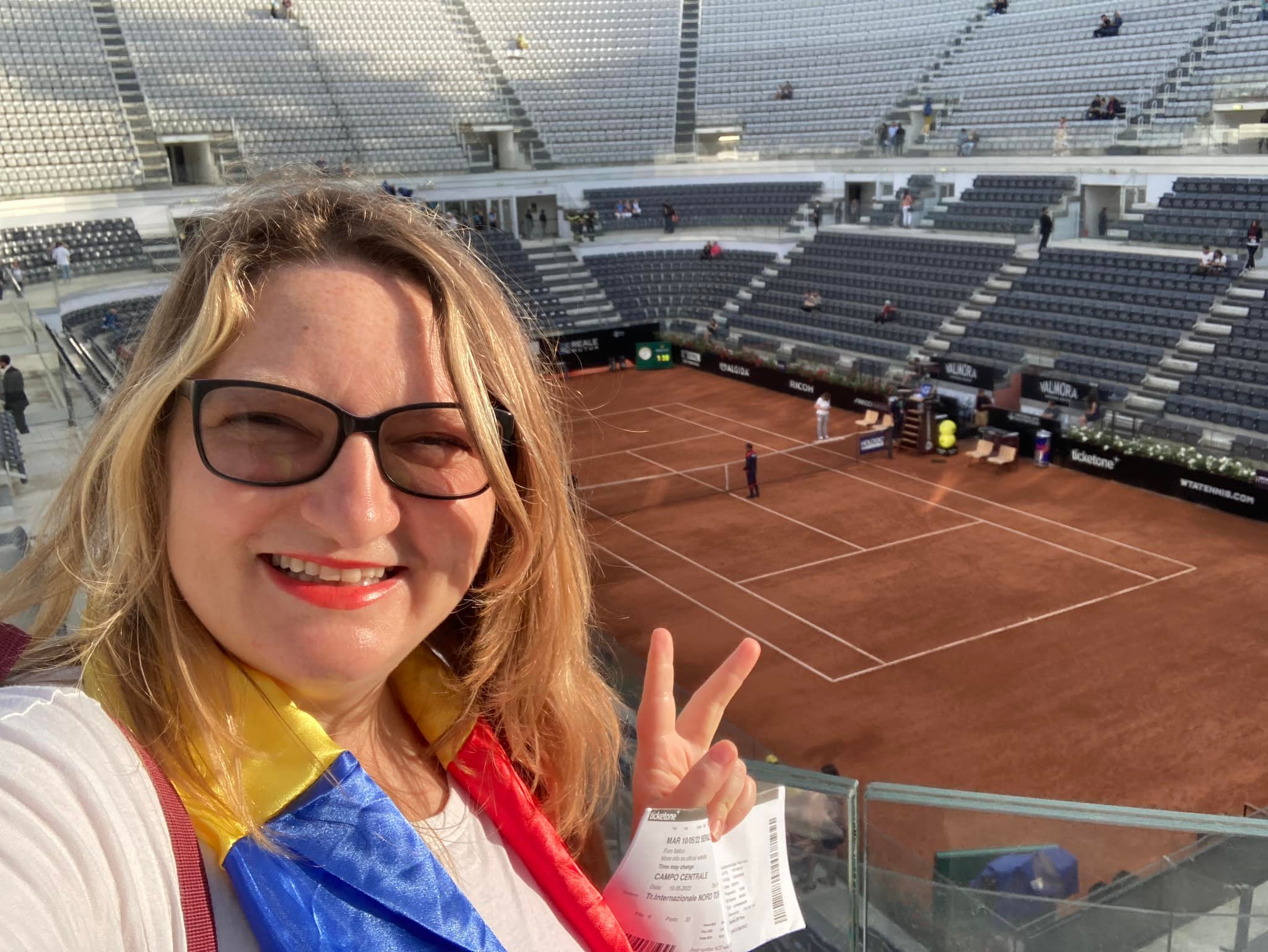 Bathtub Beneficiary soft RoZoom Press: La turneul de tenis de la Roma, pentru a susține România (și  Italia!)