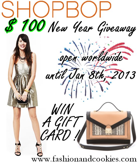 Shopbop $100 Giveaway on Fashion and Cookies