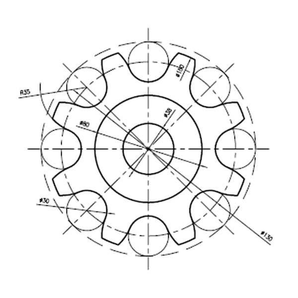 Ejercicio de Autocad 32