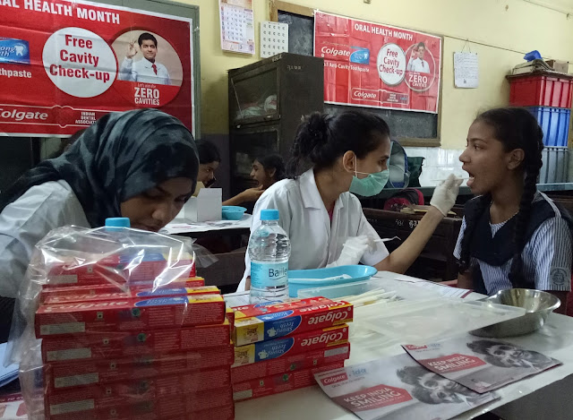 VESCOP organizes dental health camp for children of municipal school in Chembur