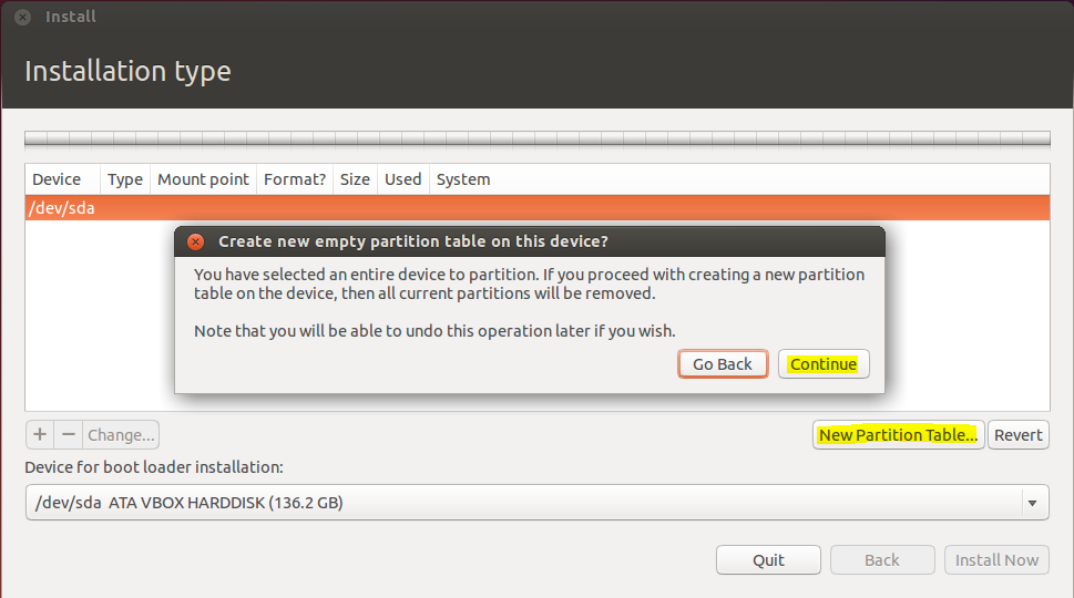 cara instal linux ubuntu di virtual box