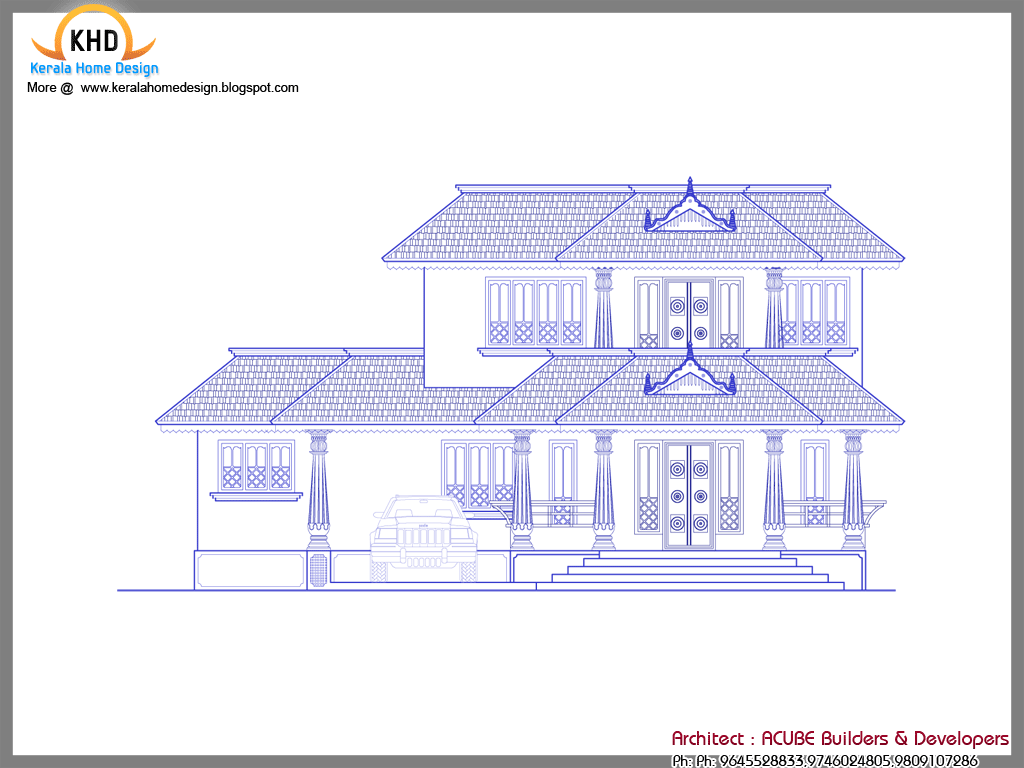 Kerala traditional houses - A Sample Design Entry