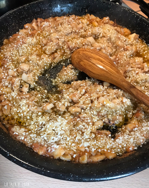 Arroz al señorito preparación