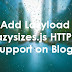 Add Lazyload Lazysizes.js HTTPS Support on Blog