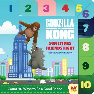 Godzilla vs Kong Sometimes Friends Fight Children's Book