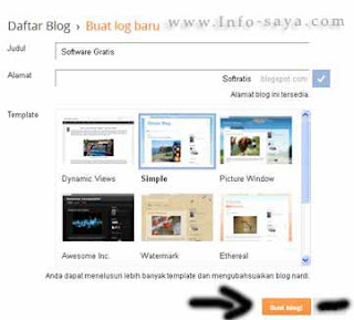 cara membuat blogspot : ane 