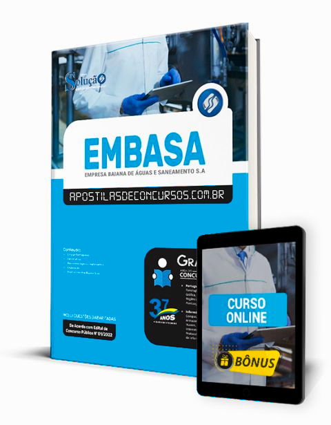Apostila Concurso EMBASA 2022 PDF Download e Impressa