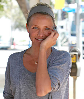 cameron diaz without makeup. 3. sweats/ no make-up/ high