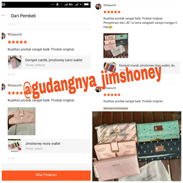 Testimoni Dompet Jimshoney Samantha Wallet