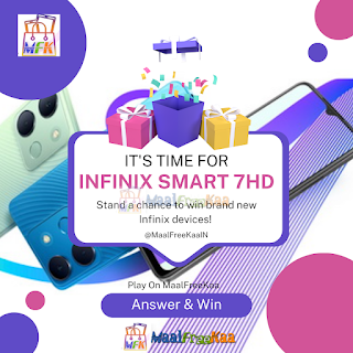 Infinix Smart 7HD Answer & Win Free Infinix Mobile