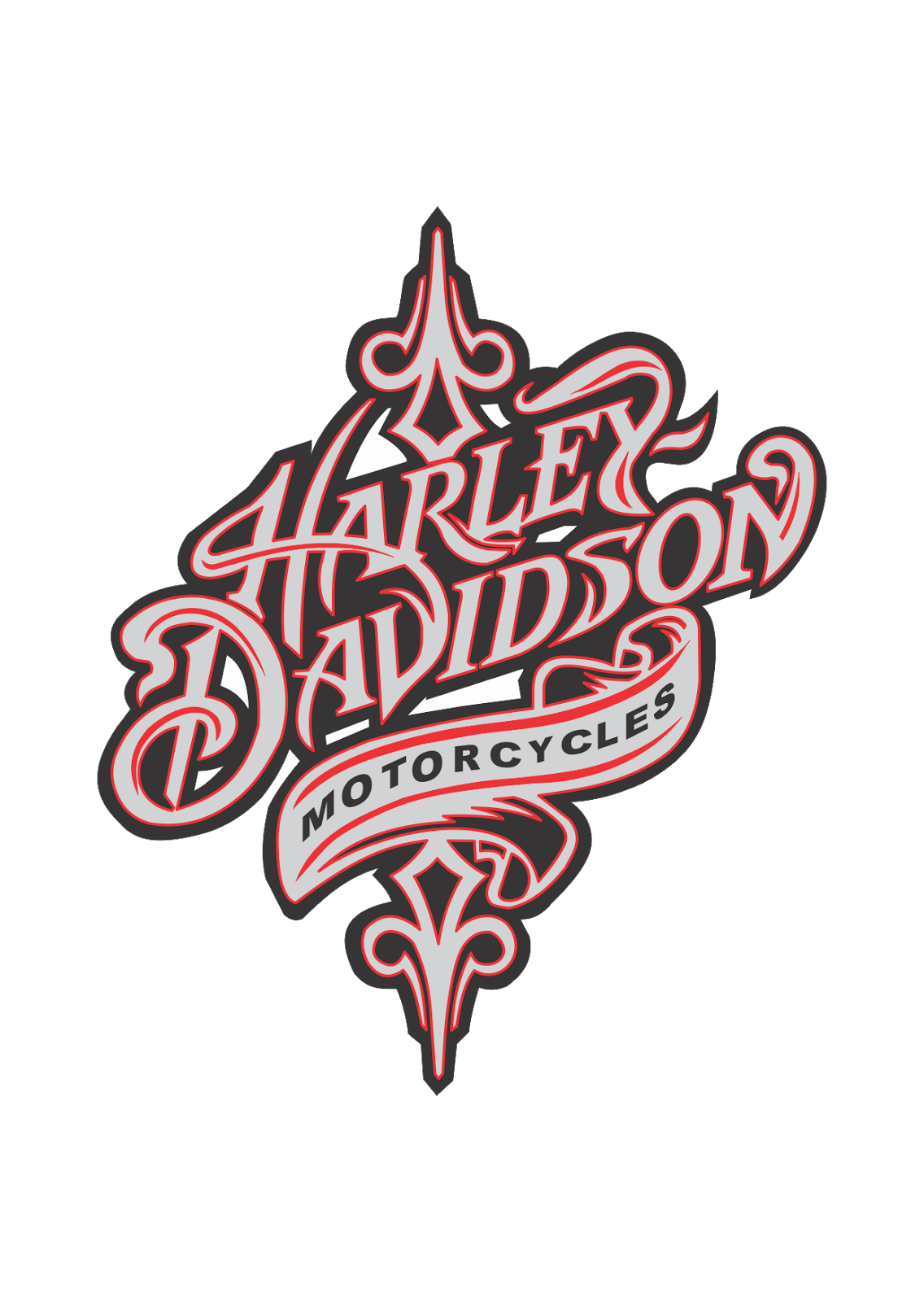 Harley davidson motorcycles Logo Vector (Motorcycle company)~ Format