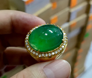 Bacan Doko Super Kristal HQ BC093 Giwang Melintir Body Kaca Ikatan Perak