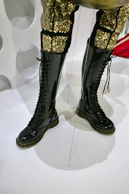 Cruella costume biker boots
