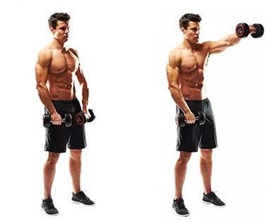 Dumbbell Front Raises