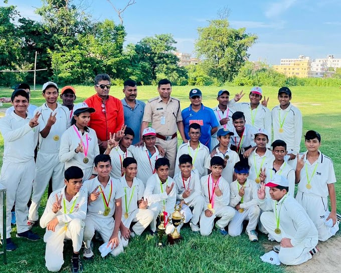 75वें अमृत महोत्सव का खिताब स्कूल ऑफ क्रिकेट एकेडमी ने जीता