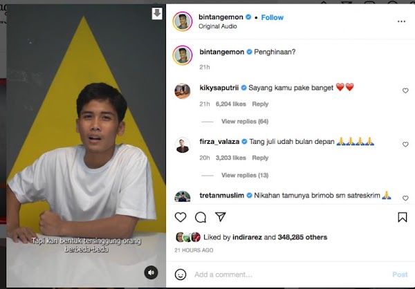 Kritik Jenaka Bintang Emon terhadap RKUHP Penghinaan Pemerintah