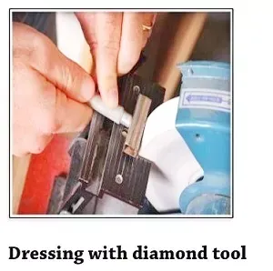 Maintenance of grinding wheel