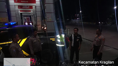 Patroli KRYD, Polsek Kragilan Polres Serang Sampaikan Himbauan Kamtibmas