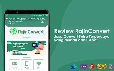 review jasa convert pulsa rajinconvert