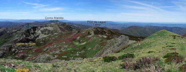 Ruta circular al Pico Mostellar y Lagos desde Burbia en León