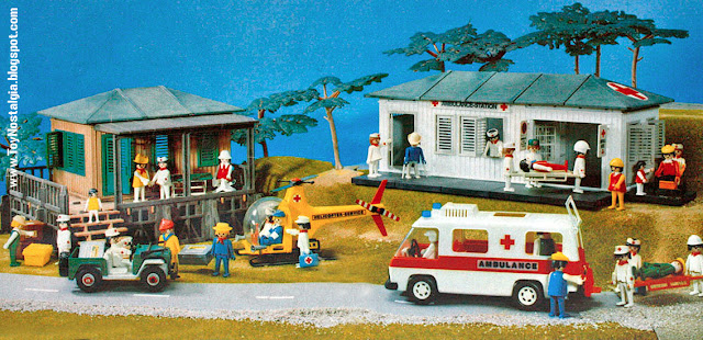 Escena de diorama Safari africano Ambulance Station Playmobil 3432 (Playmobil escenas y diorama)