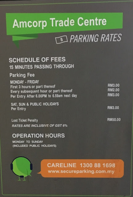 Amcorp Mall Parking Rate