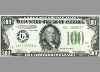 History of US$100 bills