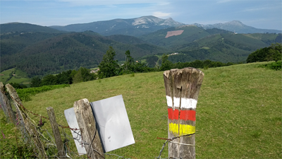 Macizo de Gorbeia visto desde la cima de Pagalleta